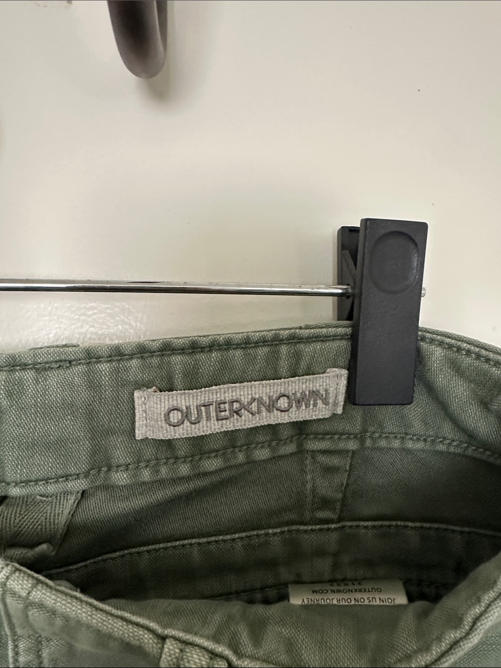 Outerknown Men's Olive Utility Cargo Pants - Picture 2 of 4